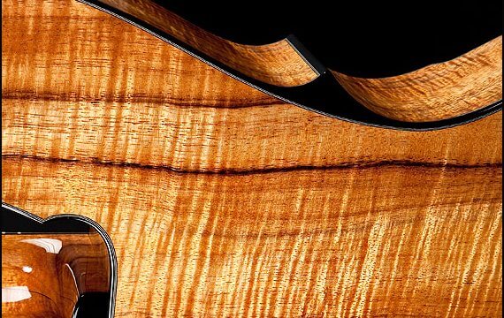 Greenfield Guitars | Fine woodworking, Lutherie, Guitarmaking, Acoustic Guitars, Model HG, Koa, Koa neck, ebony binding